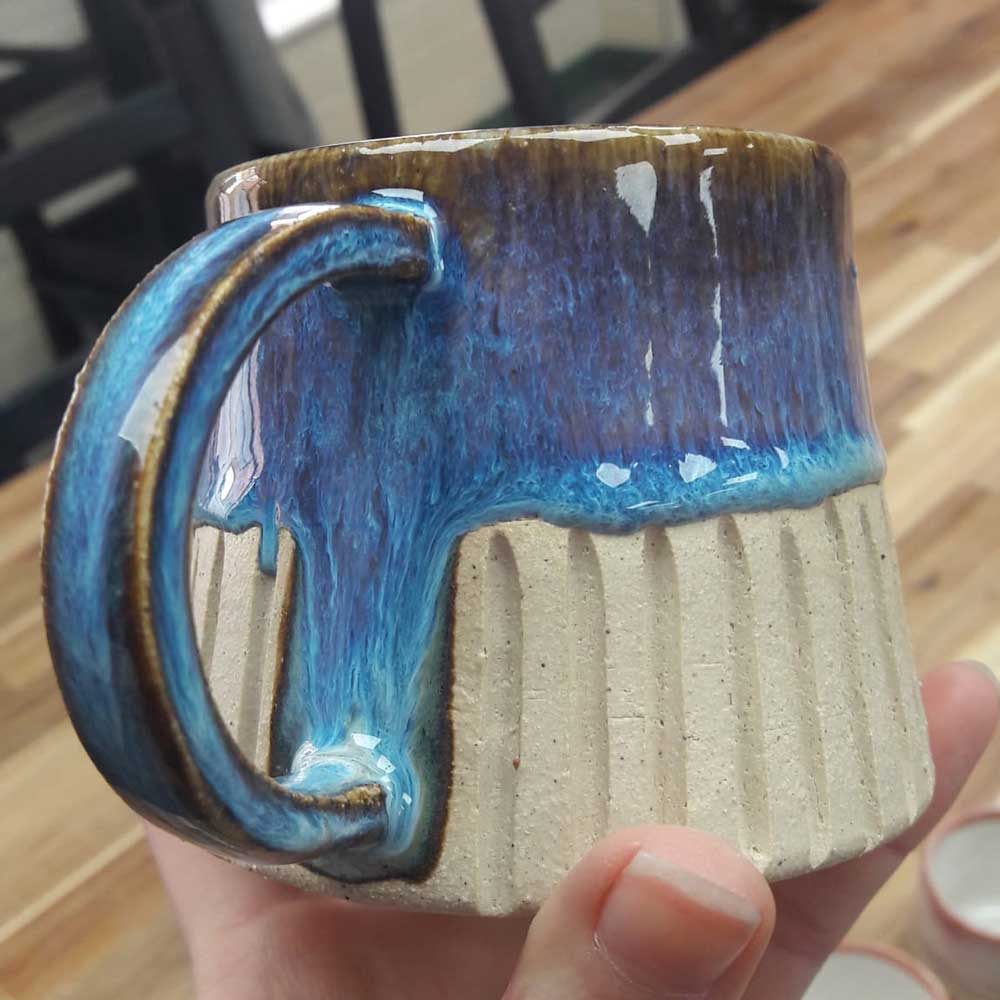 New mug glaze by Emily Jane Ceramics