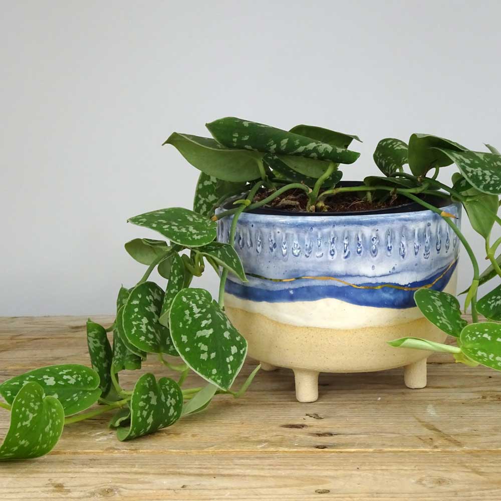'Ocean' plantpot by Emily Jane Ceramics