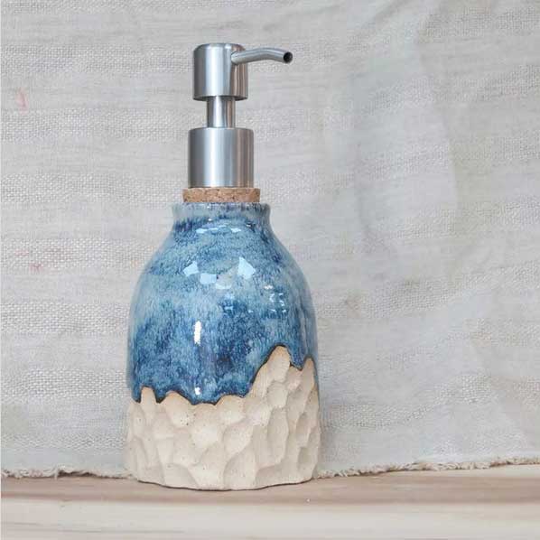 Soap dispenser by Emily Jane Ceramics
