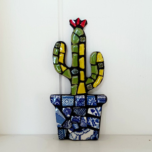 Mosaic cactus kits by CracktPot Jo