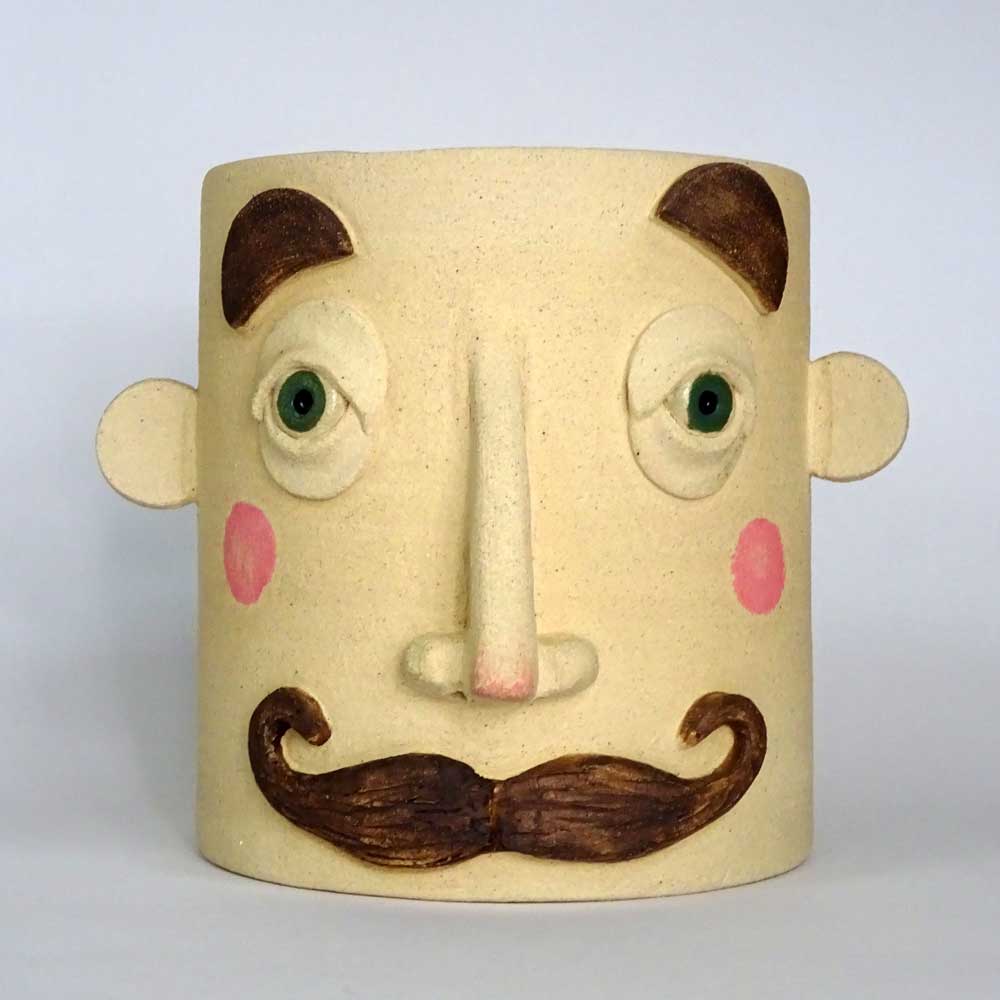 Col-Plunket  Pothead by Emily Jane Ceramics.