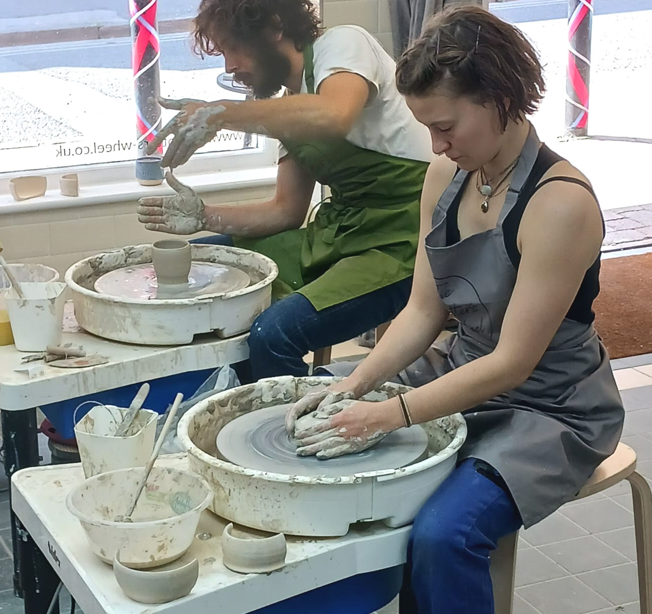 Pottery wheel  lessons at The Potter's Wheel