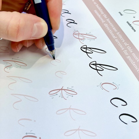 Modern Calligraphy Autumn Workshop with Emma