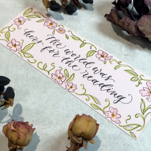 Modern Calligraphy Autumn Workshop with Emma